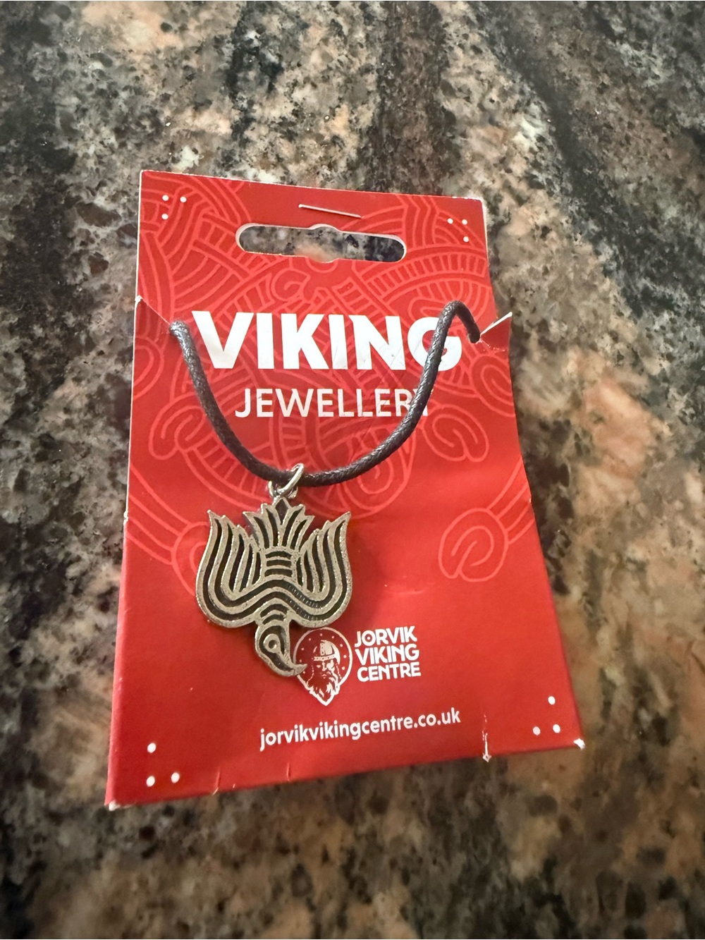 Viking Jewellery Silver-tone Pendant Necklace - Silver